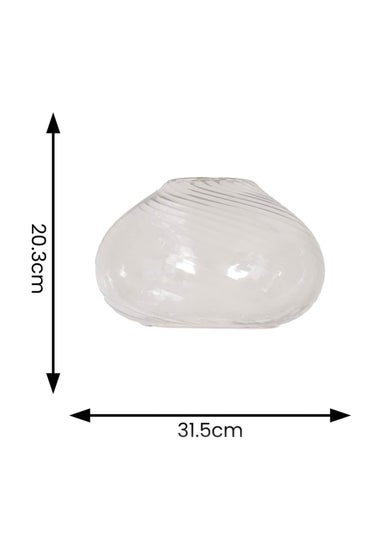 ValueLights Corinne Clear Glass Easy Fit Lampshade