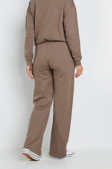 Long Tall Sally Beige Brown Wide Leg Joggers
