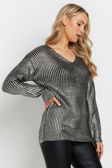 LTS Tall Black Foil Jumper