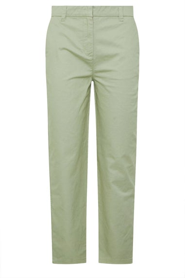 Long Tall Sally Sage Green Cotton Chino Jeans