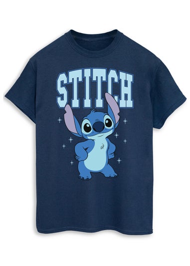 Disney Lilo & Stitch Posing Black Graphic T-Shirt