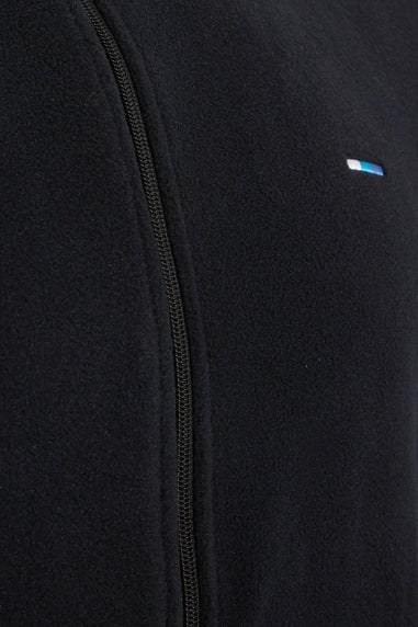 BadRhino Big & Tall Black Essential Zip Through Fleece