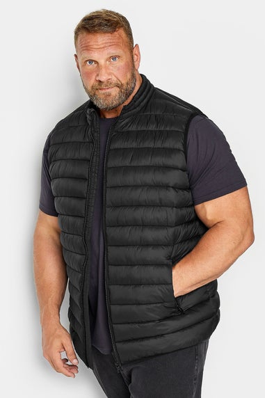 BadRhino Big & Tall Black Puffer Gilet