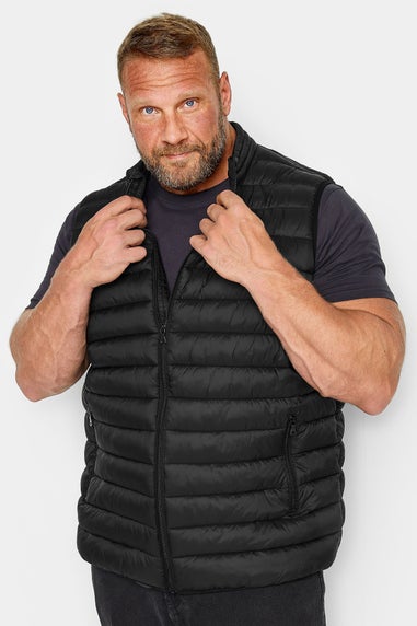 BadRhino Big & Tall Black Puffer Gilet