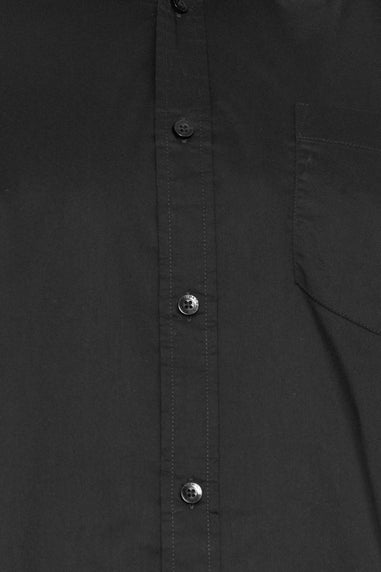 BadRhino Big & Tall Black Stretch Long Sleeve Shirt