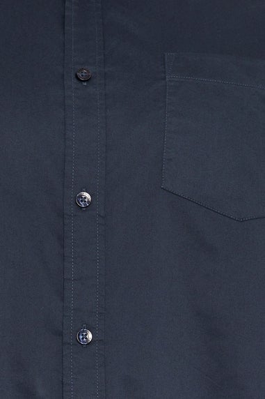 BadRhino Big & Tall Navy Blue Stretch Long Sleeve Shirt