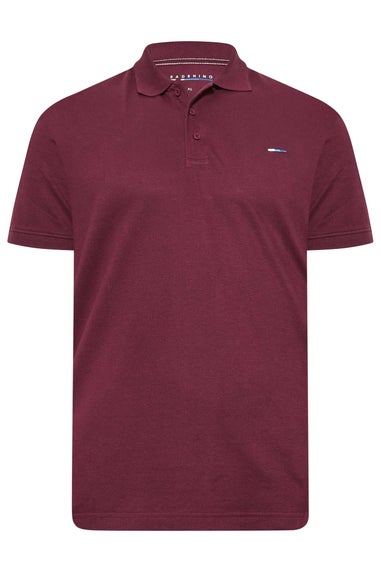 BadRhino Big & Tall Windsor Wine Red Core Polo Shirt