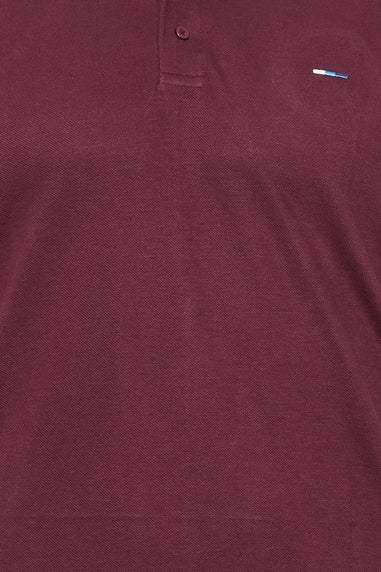 BadRhino Big & Tall Windsor Wine Red Core Polo Shirt