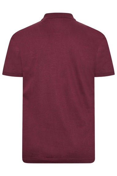 BadRhino Big & Tall Windsor Wine Red Core Polo Shirt