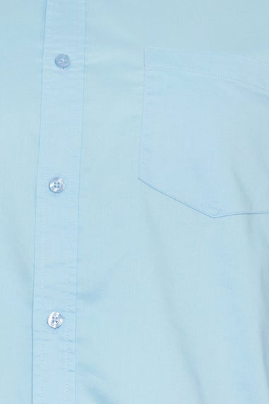 BadRhino Big & Tall Light Blue Stretch Long Sleeve Shirt