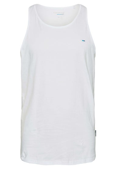 BadRhino Big & Tall White 5 Pack Vest Tops