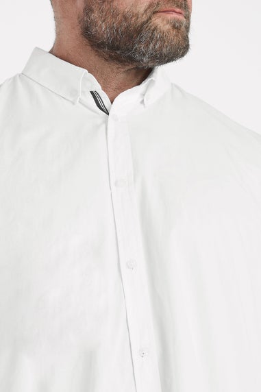BadRhino Big & Tall 2 PACK White Long Sleeve Poplin Shirts