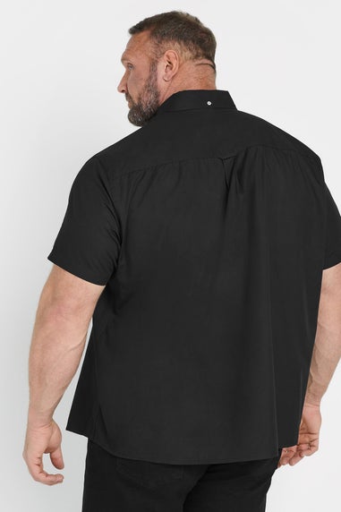 BadRhino Big & Tall 2 PACK Black Short Sleeve Poplin Shirts