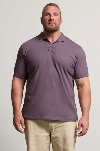BadRhino Big & Tall Mauve Purple Core Polo Shirt
