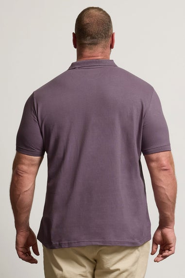 BadRhino Big & Tall Mauve Purple Core Polo Shirt