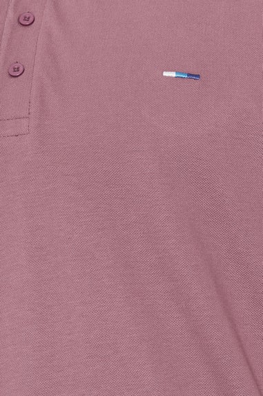 BadRhino Big & Tall Purple Tipped Polo Shirt