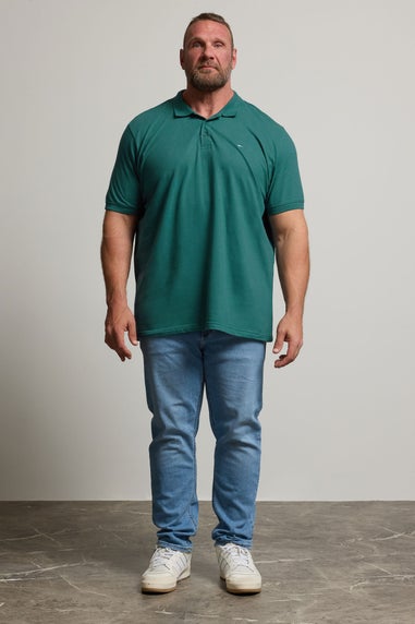BadRhino Big & Tall Atlantic Deep Green Core Polo Shirt