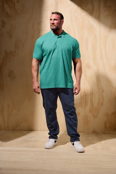 BadRhino Big & Tall Pacific Blue Core Polo Shirt