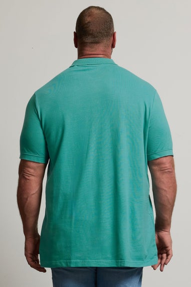 BadRhino Big & Tall Pacific Blue Core Polo Shirt