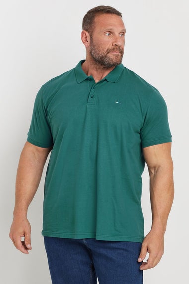 BadRhino Big & Tall 3 PACK Green & Plum Purple Polo Shirts
