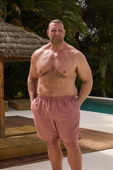 BadRhino Big & Tall Burnt Orange Swim Shorts