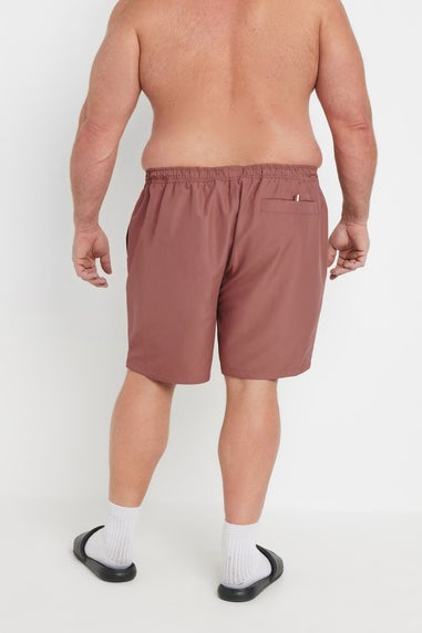 BadRhino Big & Tall Burnt Orange Swim Shorts