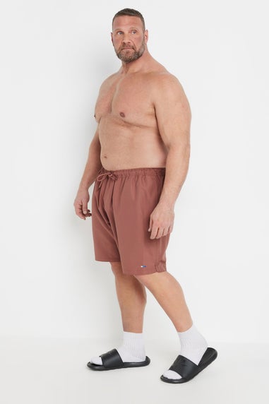 BadRhino Big & Tall Burnt Orange Swim Shorts