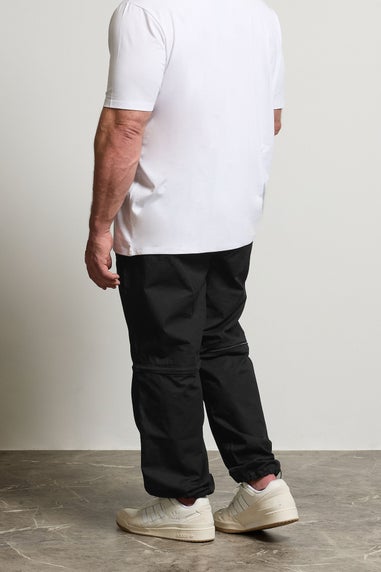BadRhino Big & Tall Black Zip Off Trekking Trousers