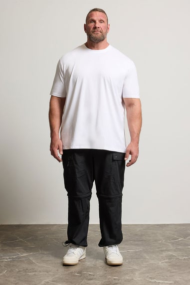 BadRhino Big & Tall Black Zip Off Trekking Trousers