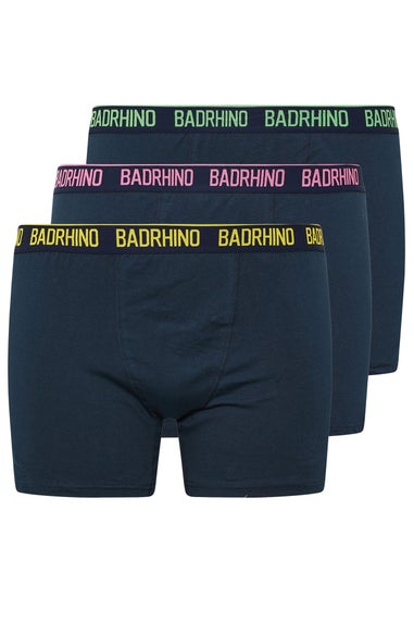 BadRhino Big & Tall 3 PACK Navy Blue Boxers
