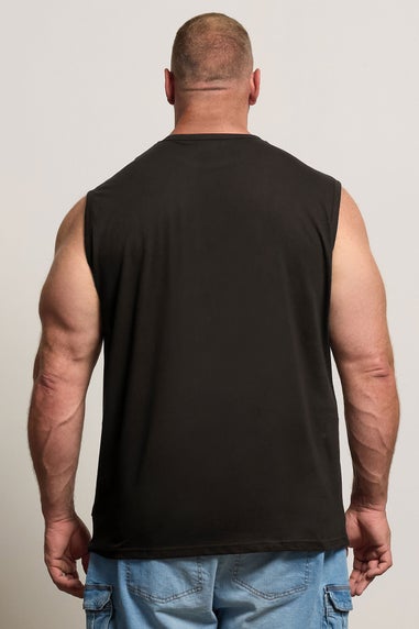 BadRhino Japanese Black Demon Graphic Vest Top