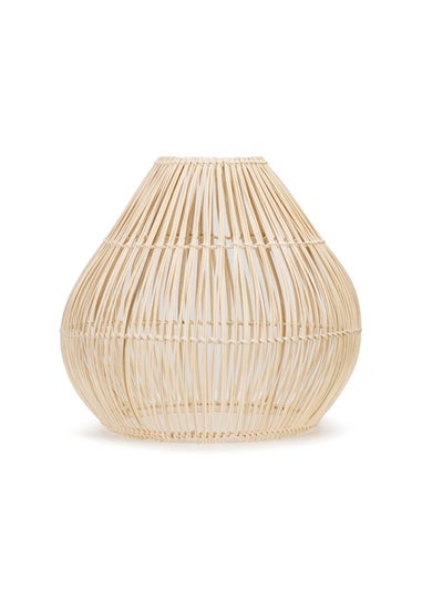 ValueLights Vine Natural Rattan Easy Fit Ceiling Lampshade