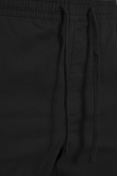 BadRhino Big & Tall Black Elasticated Waist Chinos