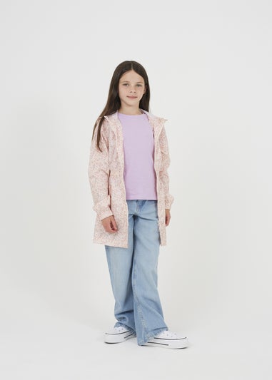 Brave Soul Pink Lightweight Showerproof Jacket (7-13 yrs)