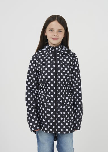 Brave Soul Black Lightweight Showerproof Jacket (7-13 yrs)