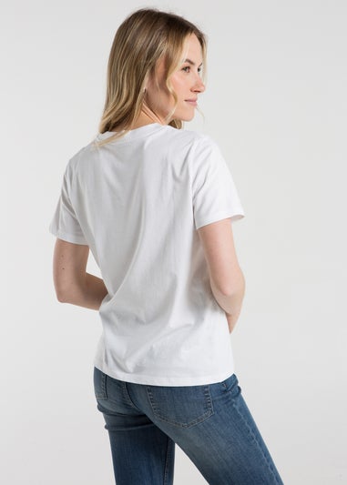 French Connection Blue Cotton Crew Neck Logo Short Sleeve T-Shirts 3 Pack