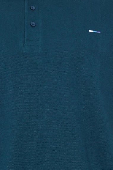 BadRhino Big & Tall Navy Teal Blue Core Polo Shirt