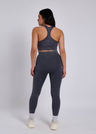 Urban Bliss Acid Grey Padded Sports Bra