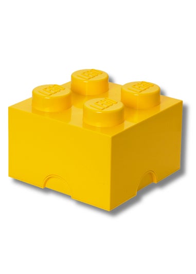 Lego Yellow 4 Stud Storage Brick