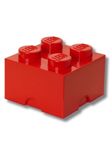 Lego Red 4 Stud Storage Brick