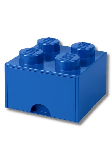 Lego Blue 4 Stud Brick Drawer