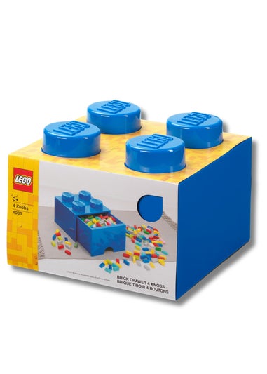 Lego Blue 4 Stud Brick Drawer