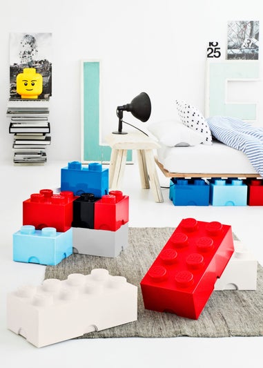 Lego Blue 8 Stud Storage Brick