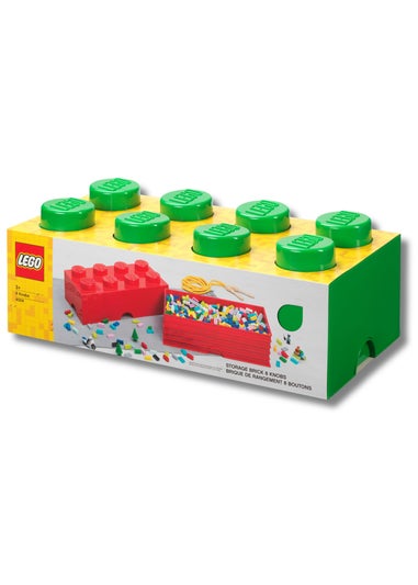 Lego Green 8 Stud Storage Brick