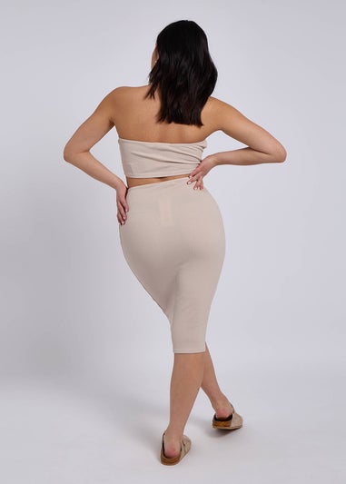 Urban Bliss Cream Cable Rib Co-ord Top