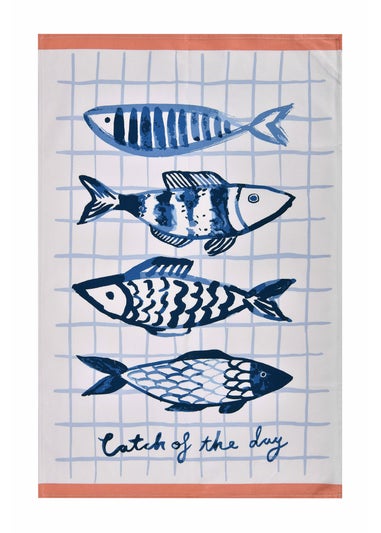 Ulster Weavers Catch of the Day Tea Towel - Cotton