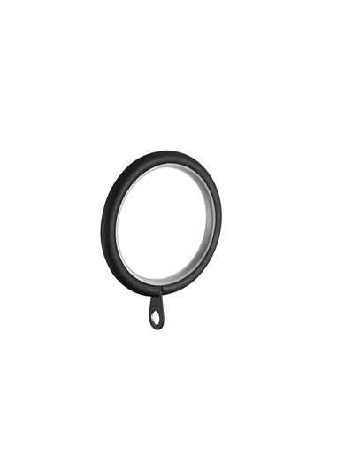 Little Black Book Matt Black Extendable Ball Curtain Pole
