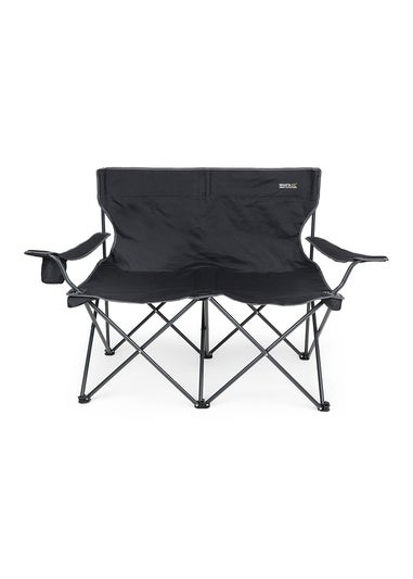 Regatta Black Isla Double Camping Chair