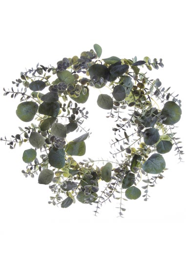 Premier Decorations Green Eucalyptus Wreath