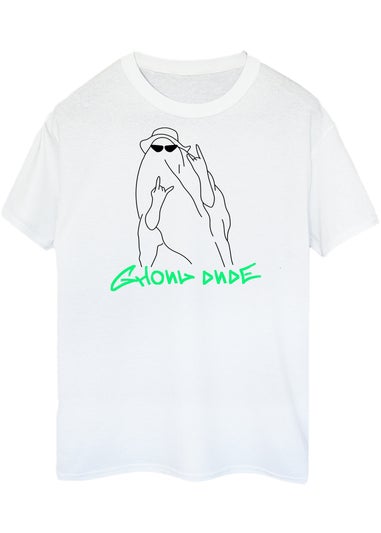 Brands In Halloween Ghoul Dude Men's White Graphic T-Shirt